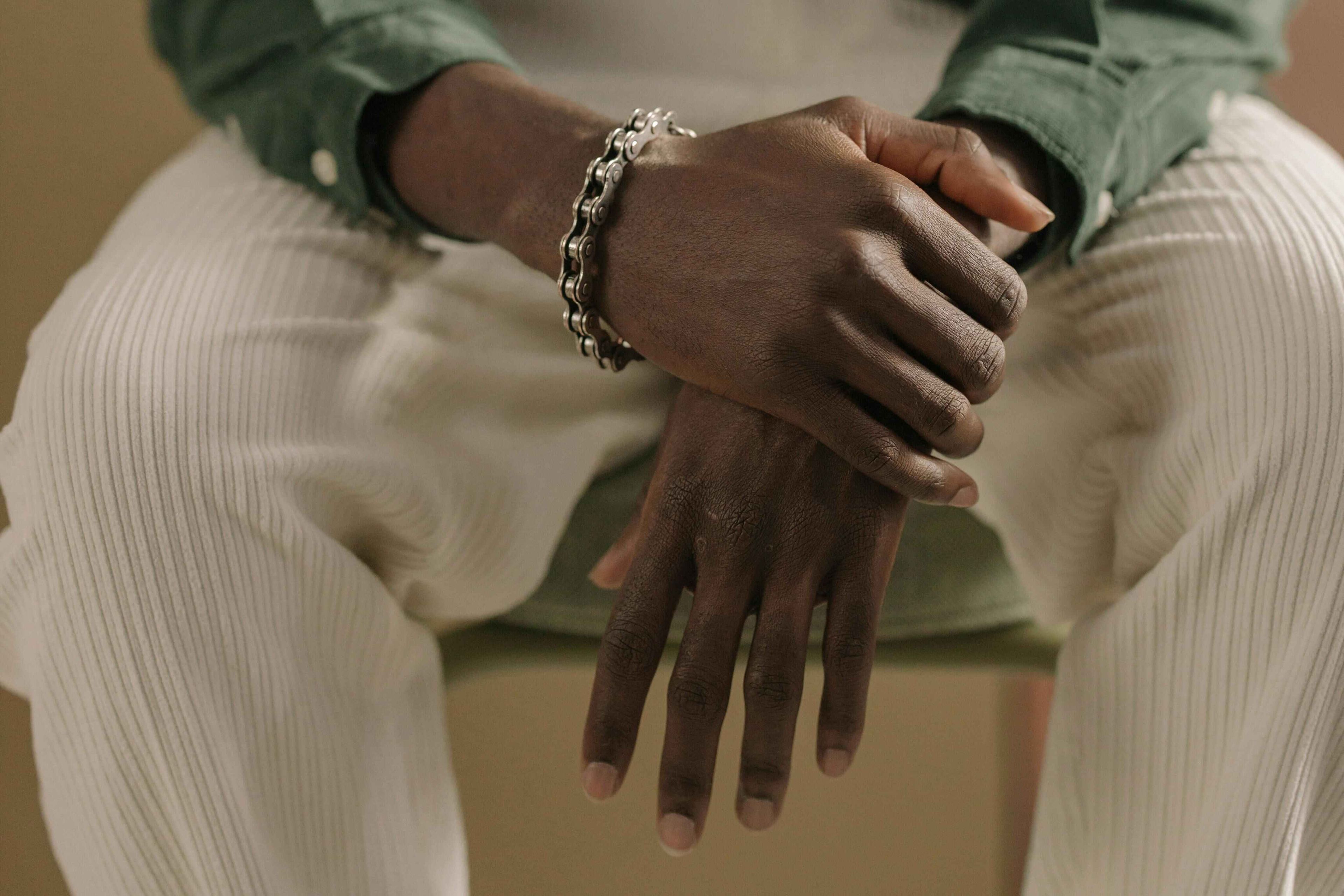 a man with wrist joint pain